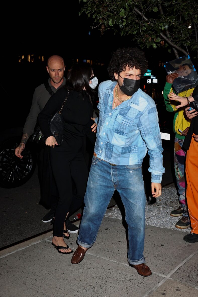 Selena Gomez greets fans in NYC while out with Benny Blanco