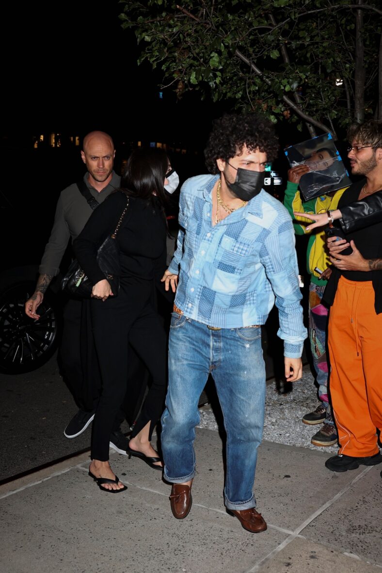 Selena Gomez greets fans in NYC while out with Benny Blanco