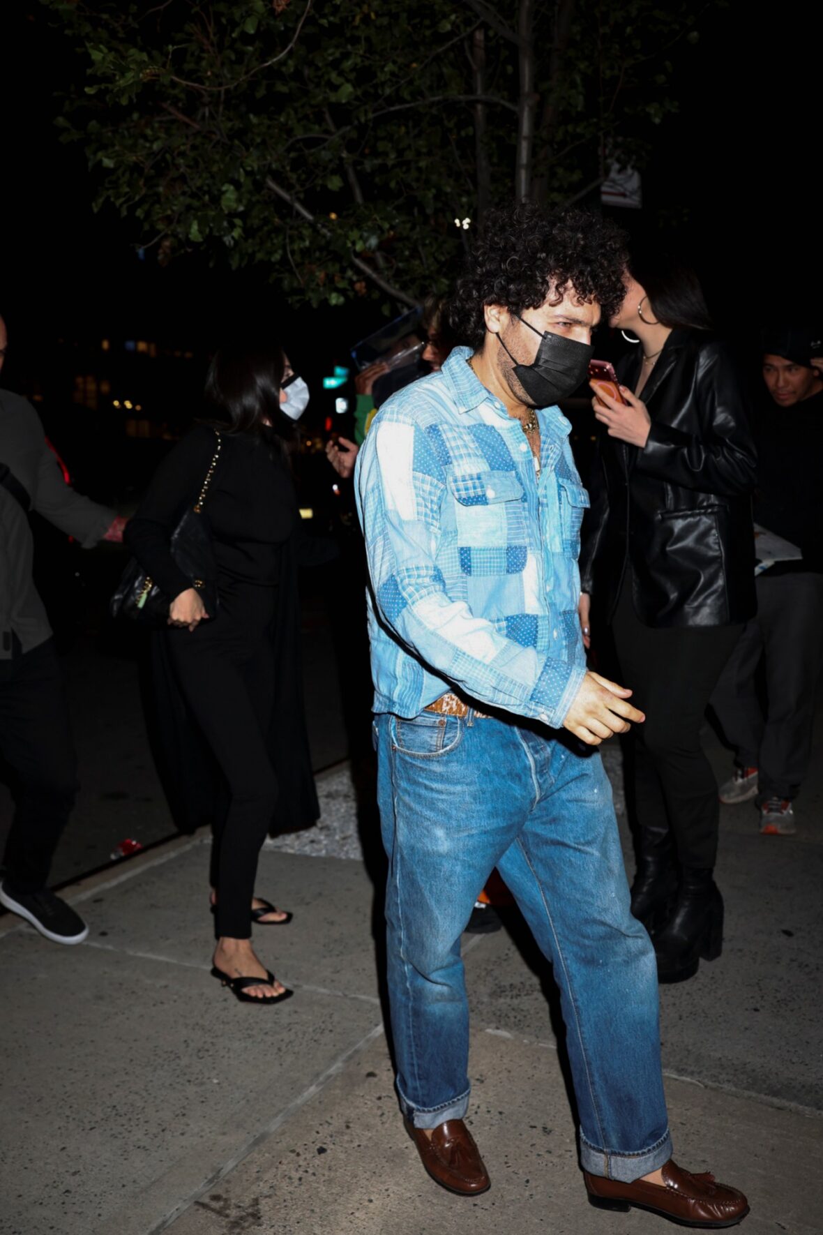 Selena Gomez greets fans in NYC while out with Benny Blanco