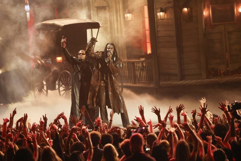 Shaboozey and Gunna perform on the MTV VMAs 2026