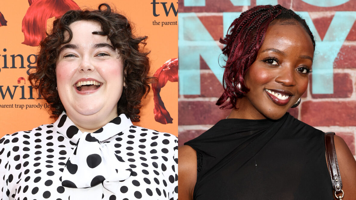 Grace Reiter attends Ginger Twinsies opening night; Saidah Belo-Osagie attends One Night Only premiere