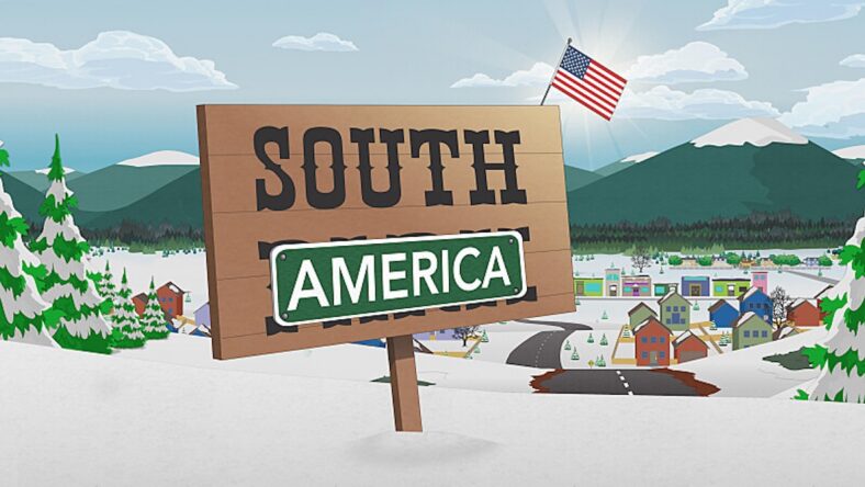 South America South Park Sign Season 29 key art