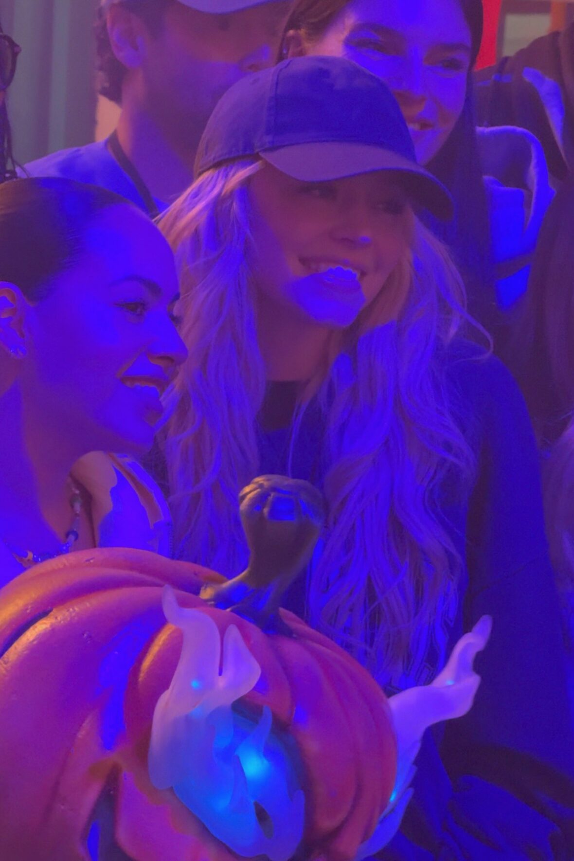 Sydney Sweeney and Scooter Braun attend Universal Horror Nights