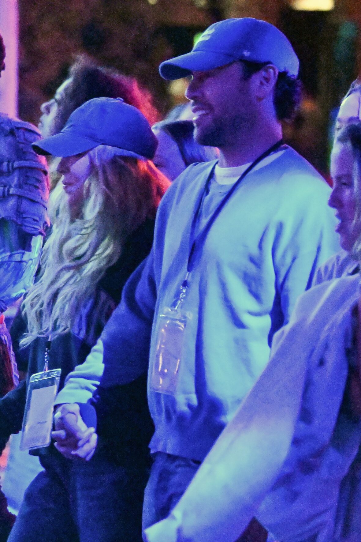 Sydney Sweeney and Scooter Braun attend Universal Horror Nights