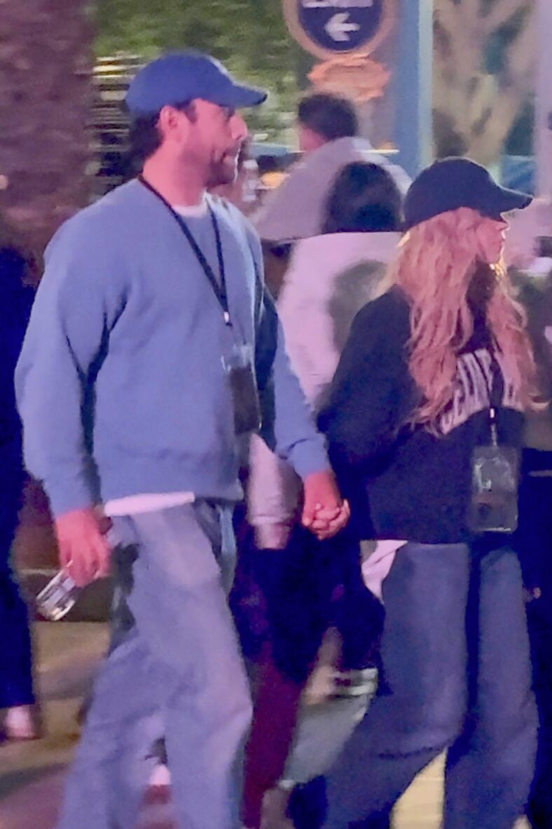Sydney Sweeney and Scooter Braun attend Universal Horror Nights