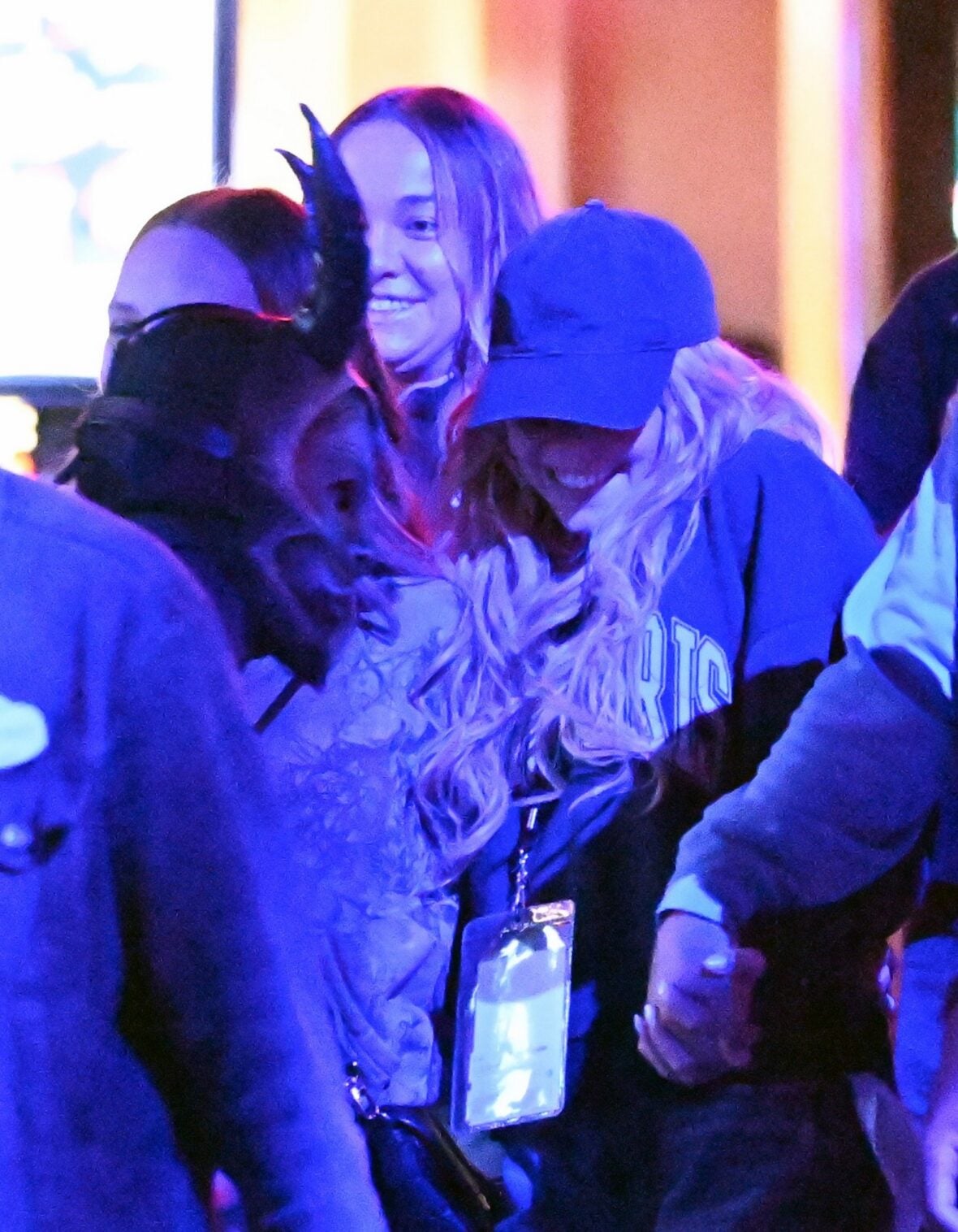 Sydney Sweeney and Scooter Braun attend Universal Horror Nights