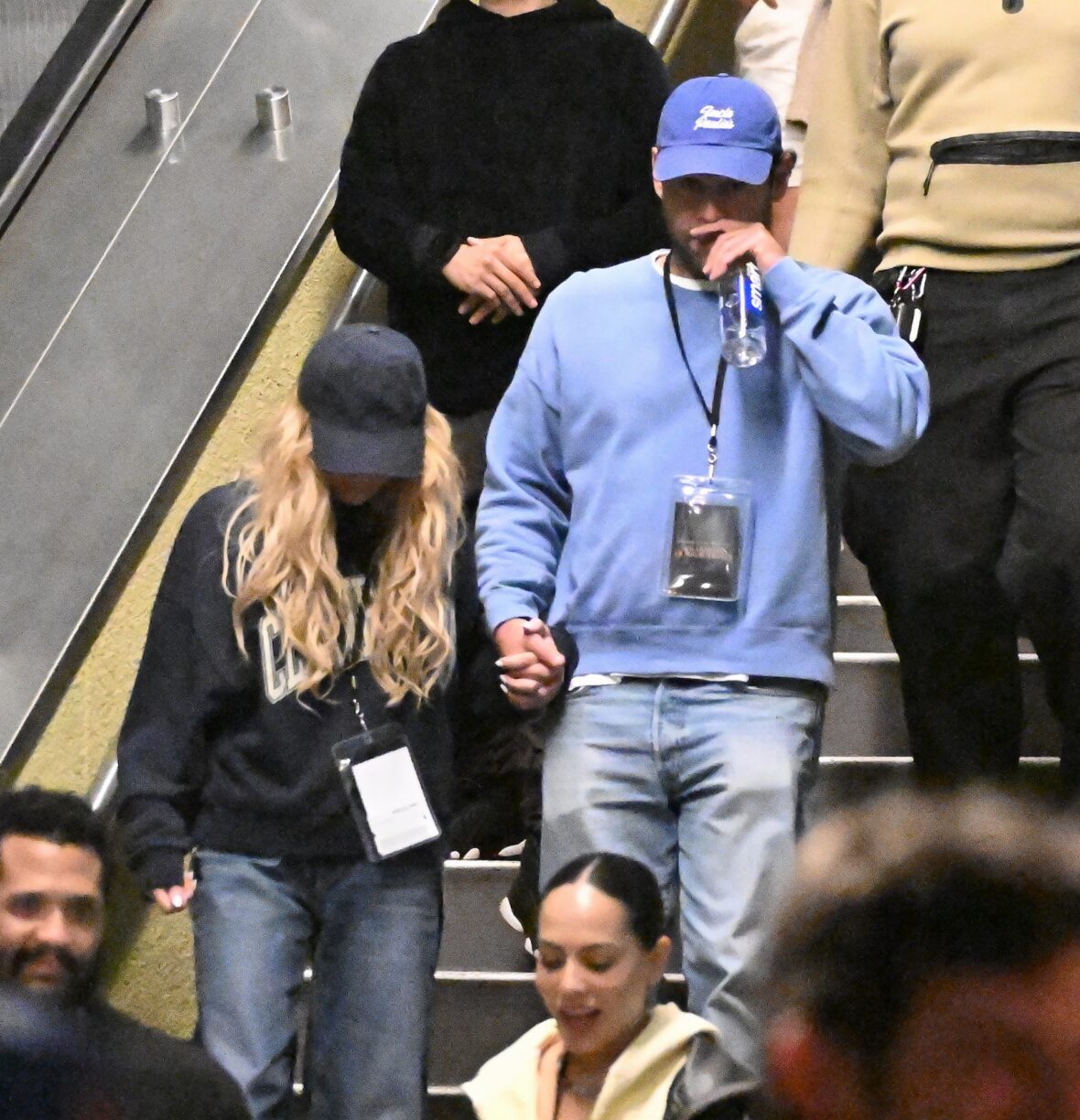 Sydney Sweeney and Scooter Braun attend Universal Horror Nights