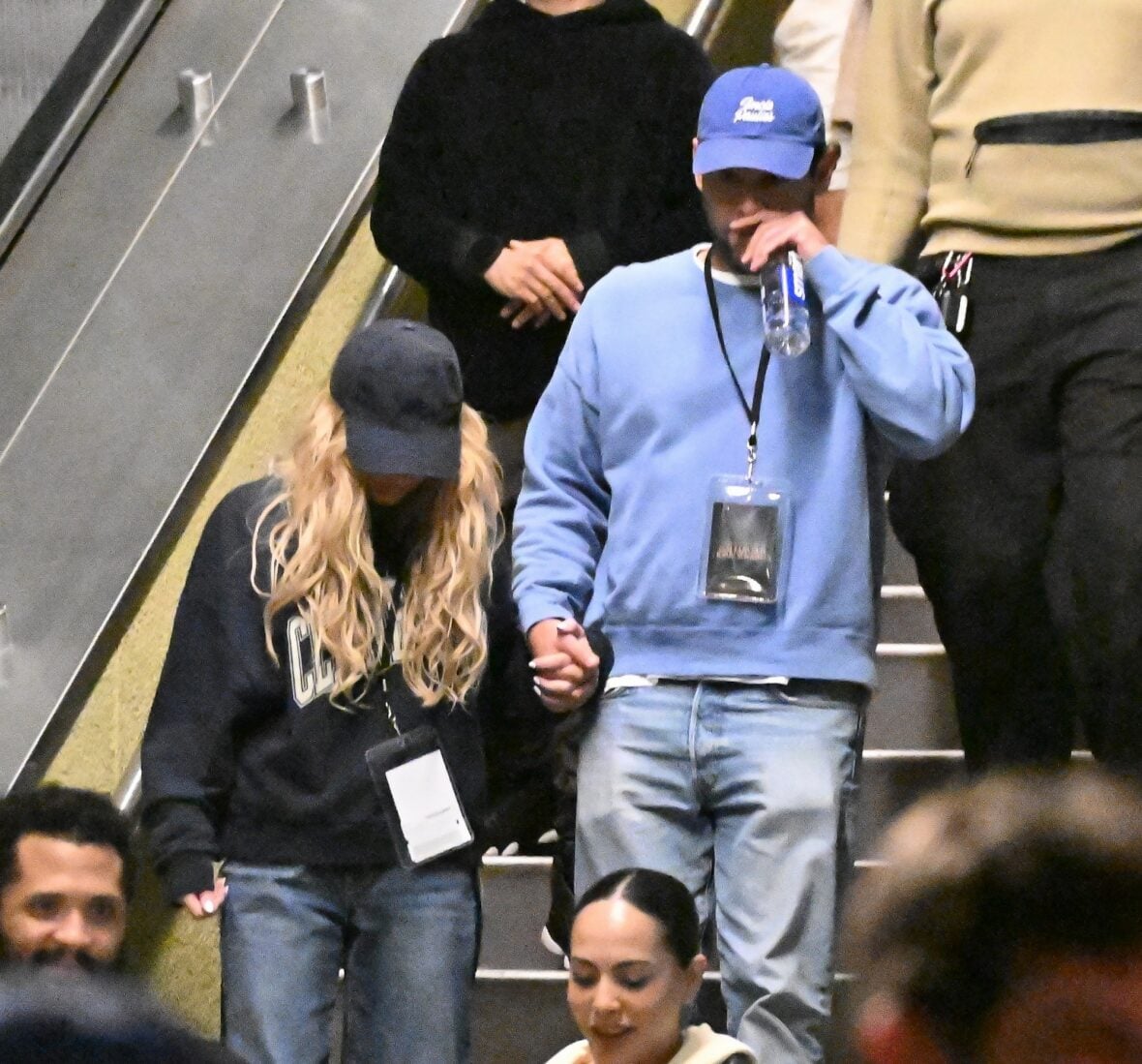 Sydney Sweeney and Scooter Braun attend Universal Horror Nights