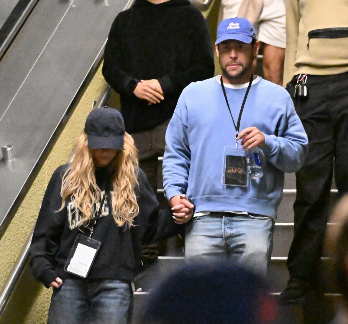 Sydney Sweeney and Scooter Braun attend Universal Horror Nights