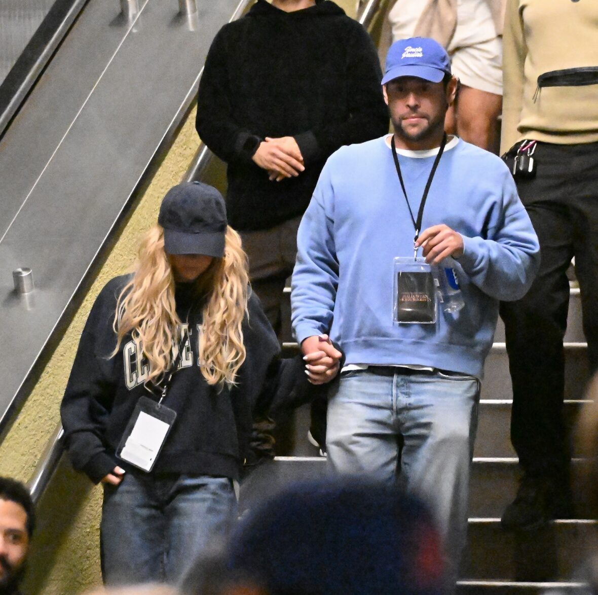 Sydney Sweeney and Scooter Braun attend Universal Horror Nights