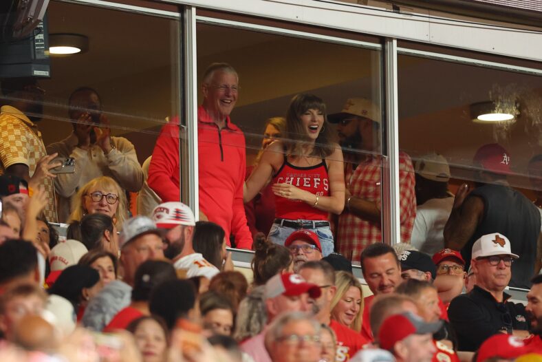 Taylor Swift in suite at the Kansas City Chiefs game on September 20, 2026