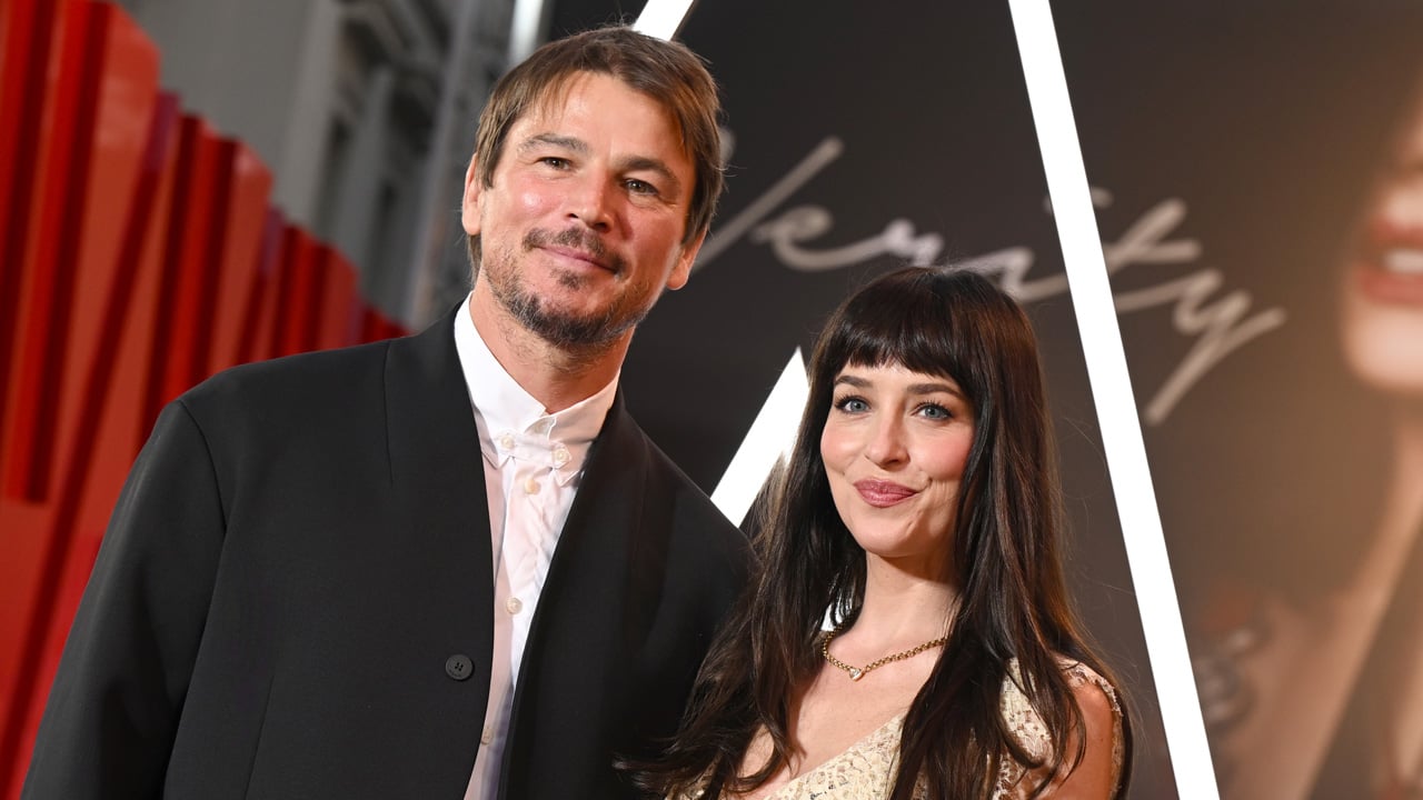 Dakota Johnson & Josh Hartnett Attend ‘Verity’ Premiere in London as Pregnant Anne Hathaway Does Press in NYC