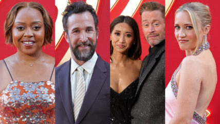 Stars at Warner Bros. Emmys party