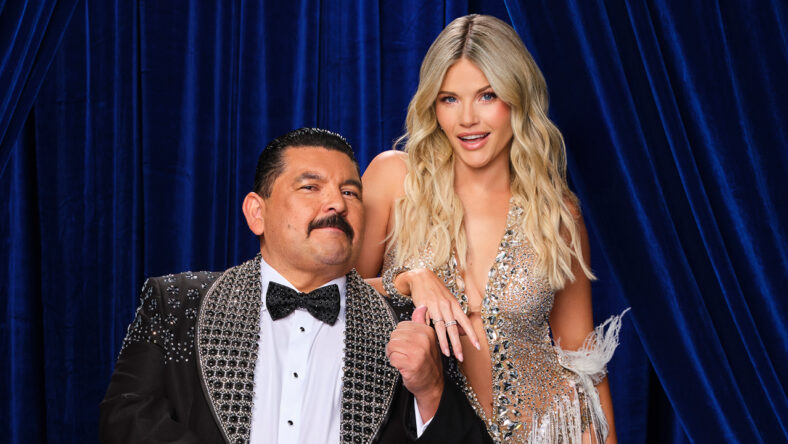 Cast photo of Guillermo Rodriguez and Witney Carson for Dancing with the Stars season 35