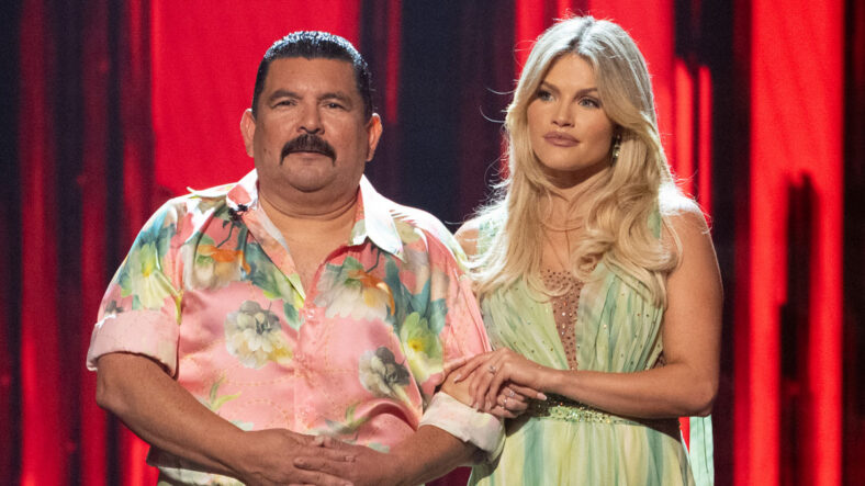 Witney Carson and Guillermo Rodriguez wait for their fate on DWTS on September 29, 2026
