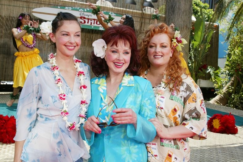 Wynonna and Ashley Judd together with mom