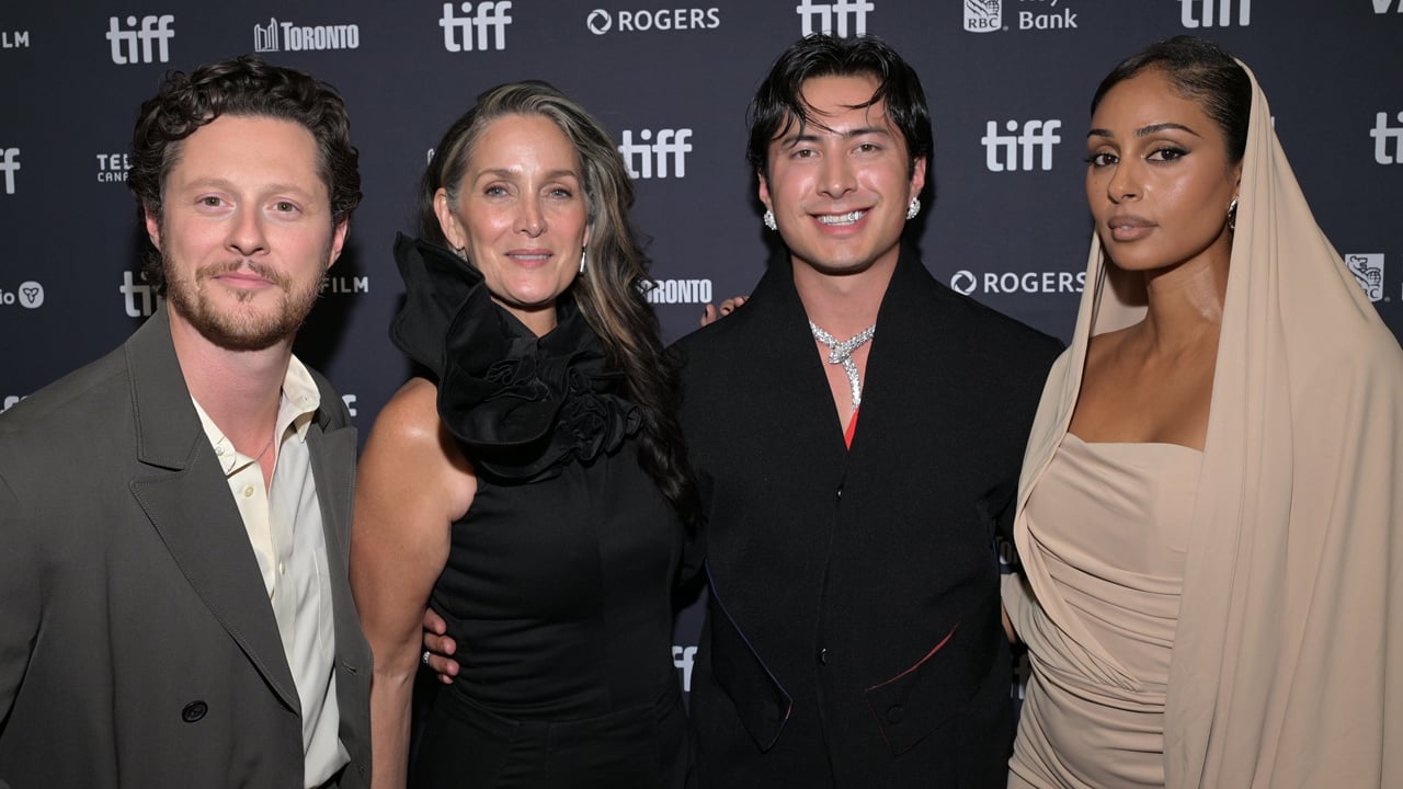 Hudson Williams Joins ‘Yaga’ Co-Stars Carrie-Anne Moss, Noah Reid & Clark Backo at TIFF Premiere