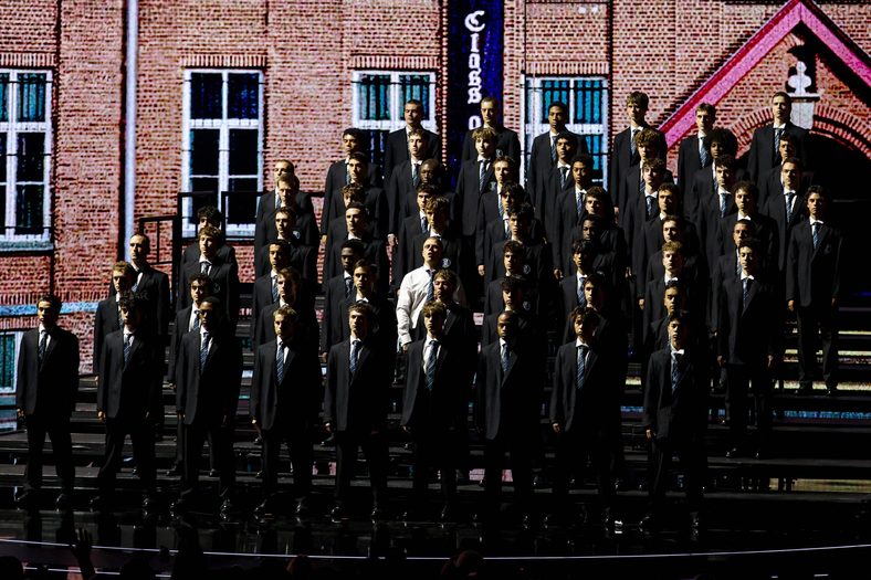 Yung Lean performs during the 2026 MTV VMAs