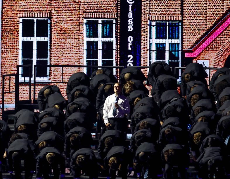 Yung Lean performs during the 2026 MTV VMAs