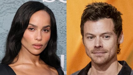 Zoe Kravitz Harry Styles composite photo