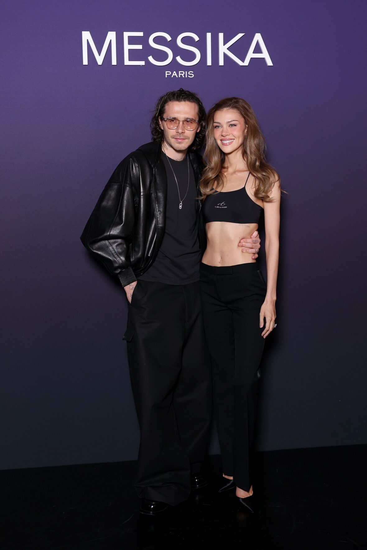 Celebs stepped out for the Messika show at Paris Fashion Week, including Brooklyn and Nicola, Julianne Moore and her daughter Liv, Ester Exposito, and influencer Ollie Muhl.