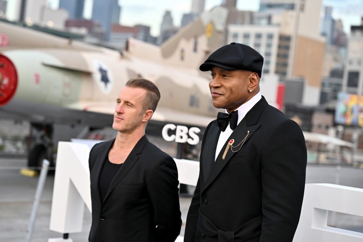LL Cool J and Scott Caan attended the premiere of their upcoming CBS series NCIS: New York on Thursday at the Intrepid.