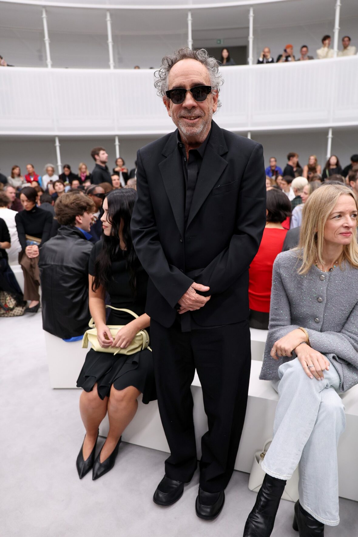 There were so many stars at the Loewe show and more spotted include Cole Escola, Tim Burton, Spike Fearn, Jack Innanen, Anna Wintour, Ziwe, David Jonsson, Isaac Powell, and Diego Calva.