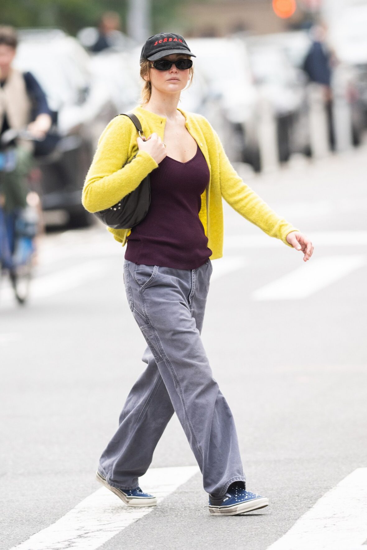 Jennifer Lawrence was spotted hanging out with a friend on Thursday in New York City.