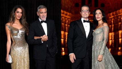 Celebs at the Albies in London