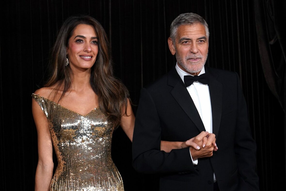 Celebs at the Albies in London