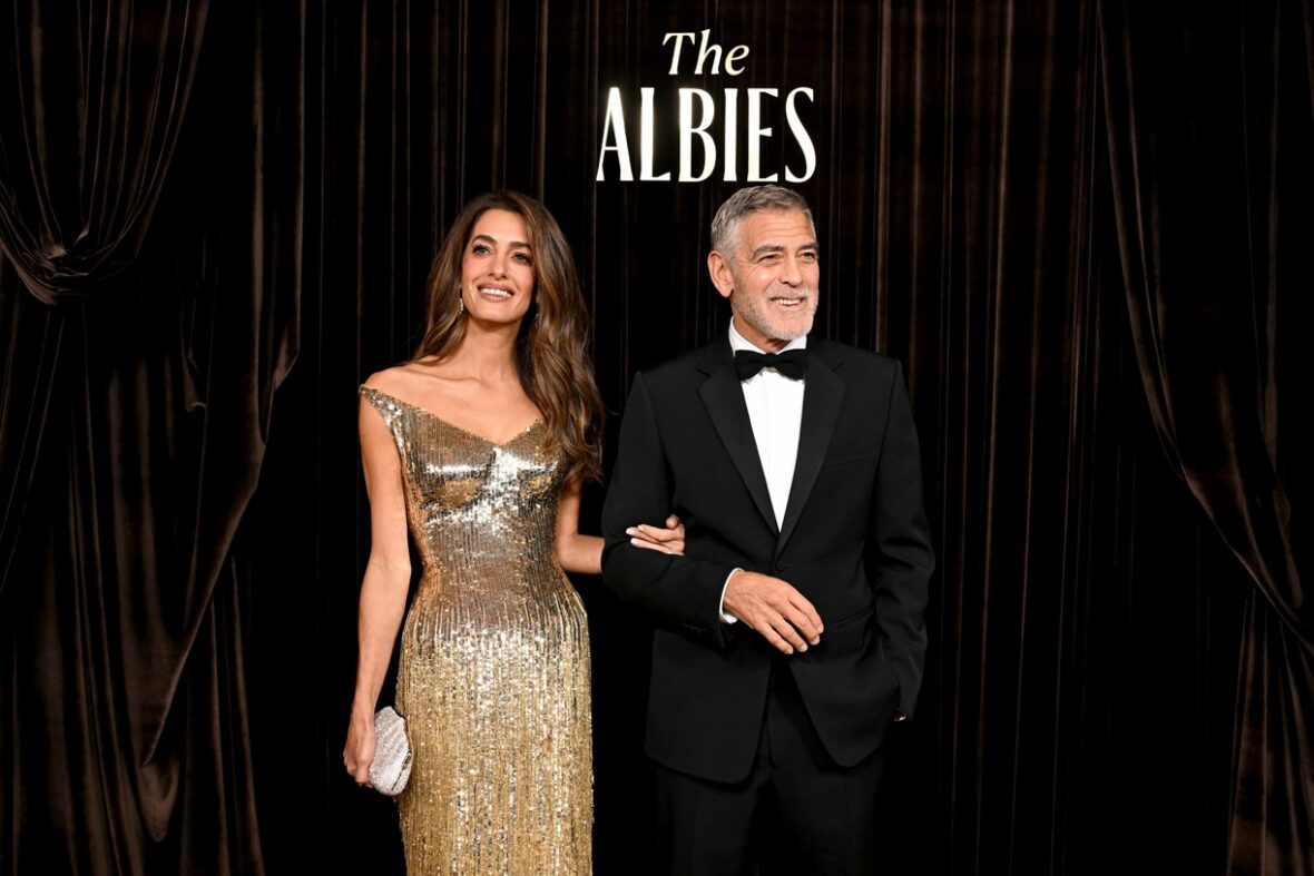 Celebs at the Albies in London