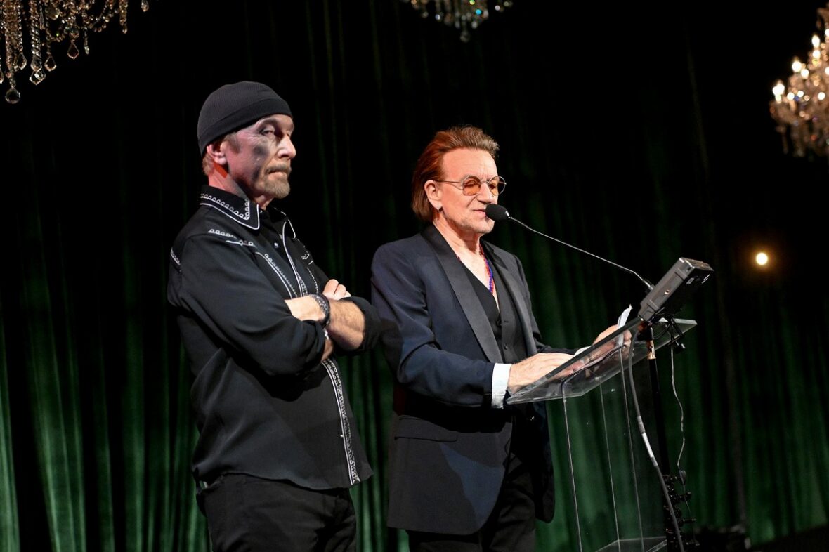 Celebs at the Albies in London