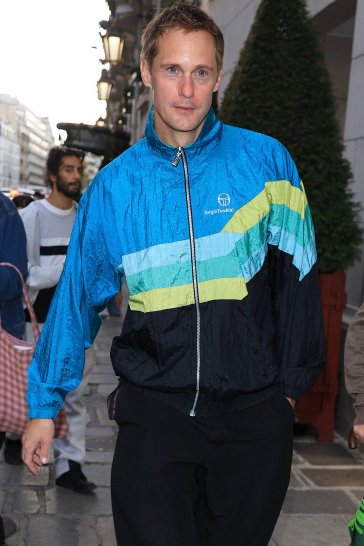 Alexander Skarsgard steps out for the day in Paris