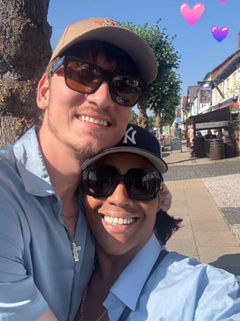 Alison Hammond selfie with David Putman