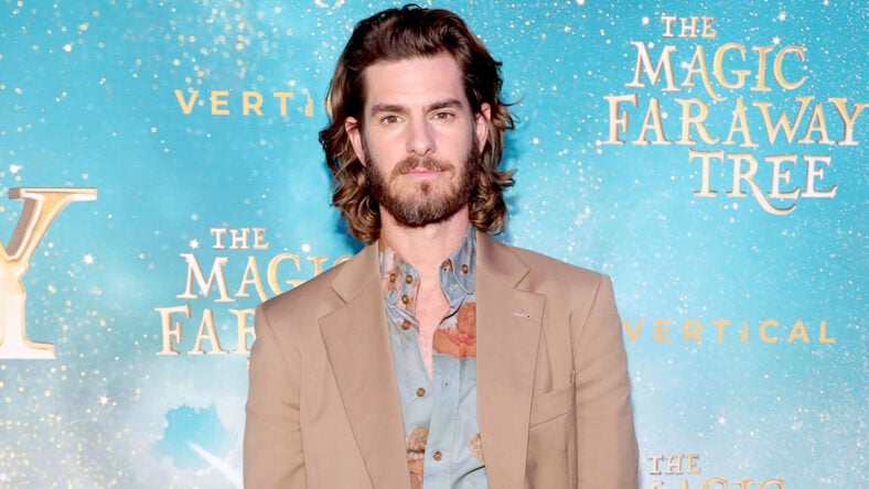 Andrew Garfield at Magic Faraway Tree premiere.