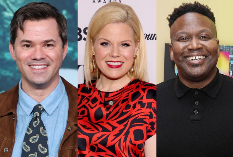 Andrew Rannells, Megan Hilty, & Tituss Burgess in It's a Wonderful Life