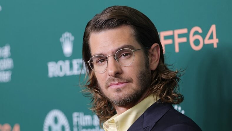 Andrew Garfield on NYFF red carpet