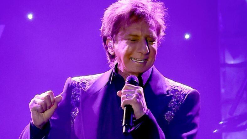 Barry Manilow performing onstage