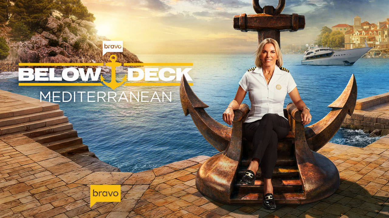 Sandy Yawn featured on Below Deck Mediterranean season 11 key art
