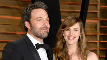Ben Affleck and Jennifer Garner stock photo