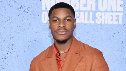John Boyega attends Number One On The Call Sheet premiere in Los Angeles