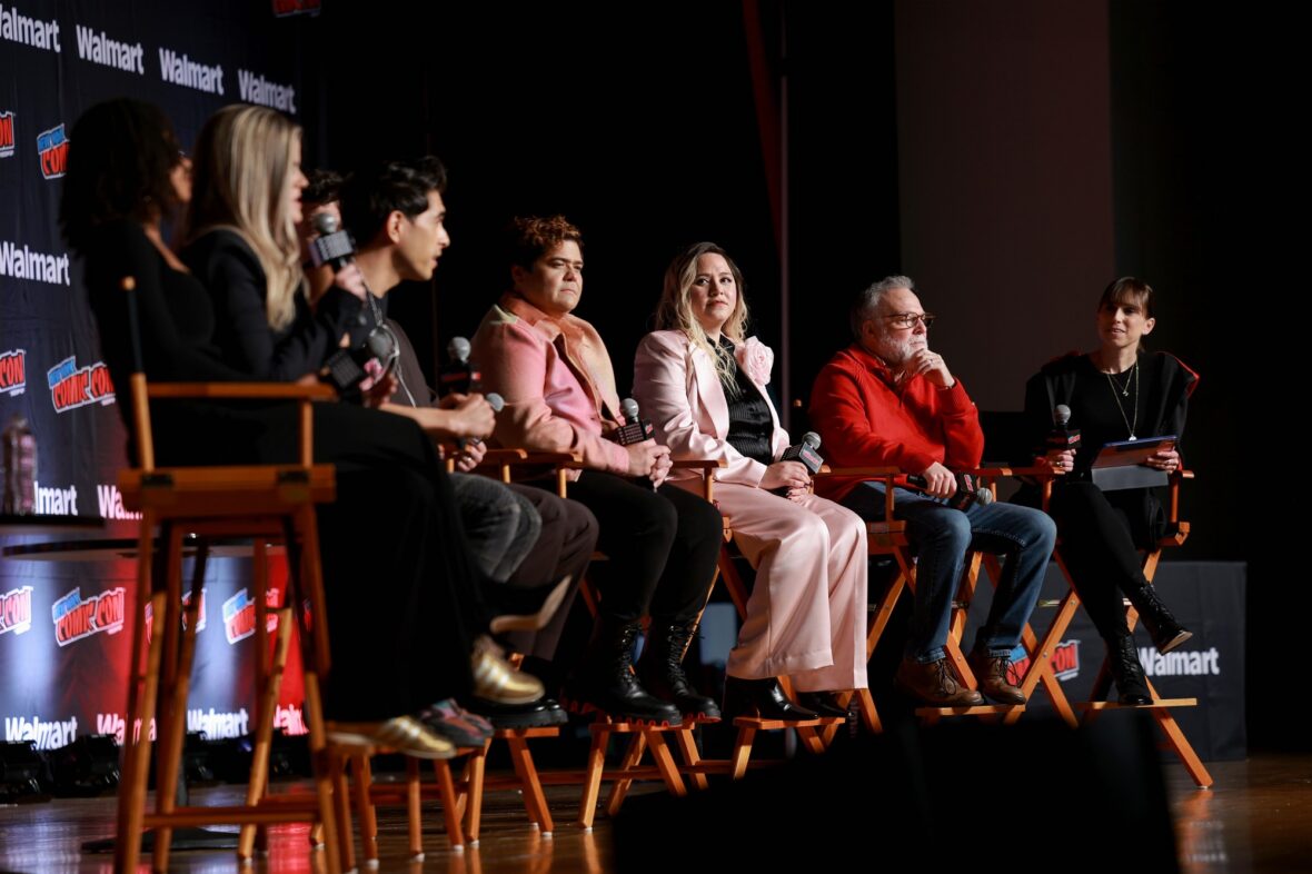 Brandon Rogers and co-stars speak at Prime Video’s Helluva Boss Q&A & World Premiere Screening during New York Comic