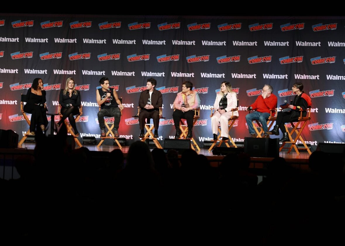 Brandon Rogers and co-stars speak at Prime Video’s Helluva Boss Q&A & World Premiere Screening during New York Comic
