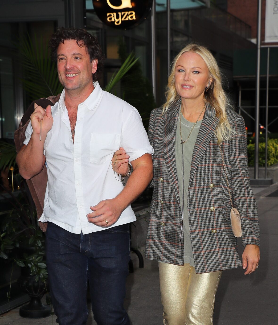 Brittany Snow and Malin Akerman double date in nYC