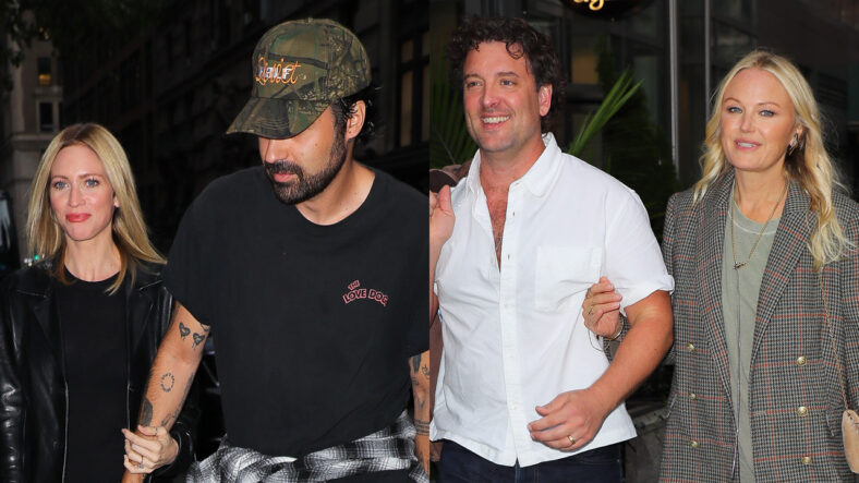 Brittany Snow and Malin Akerman double date in nYC