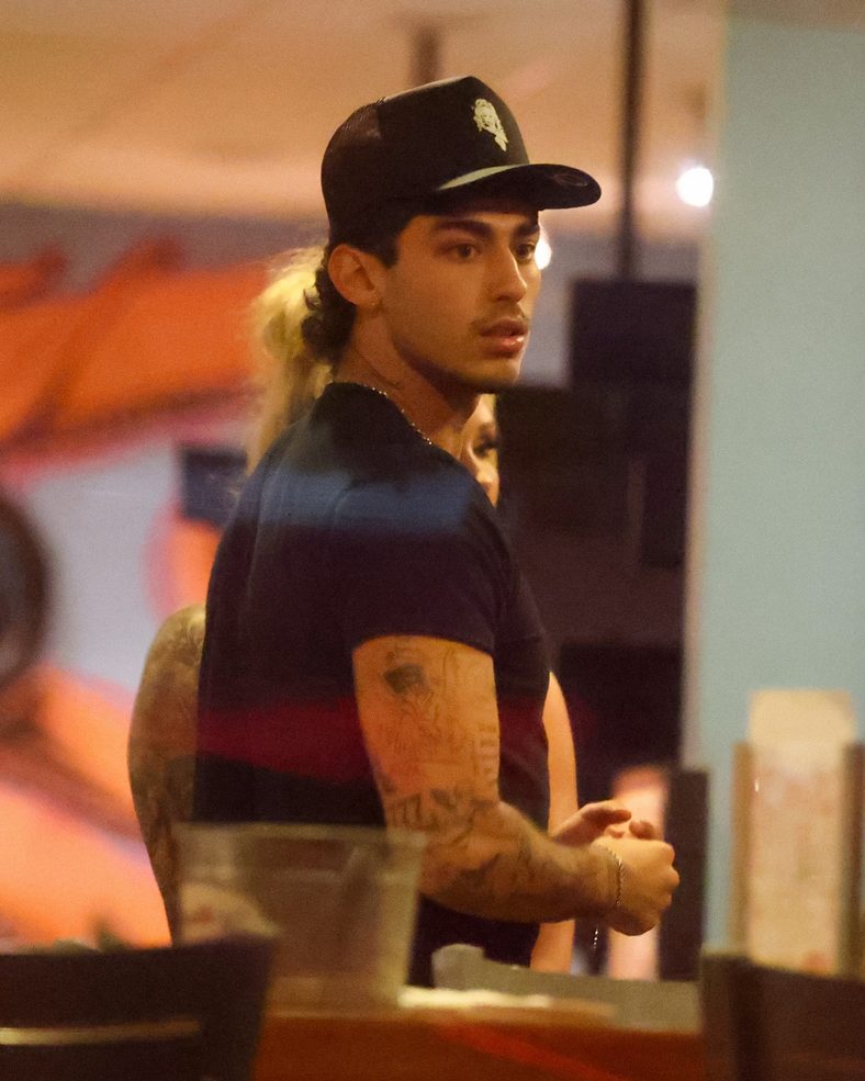Bunnie XO and Dylan Wolf go out for dinner in Sherman Oaks