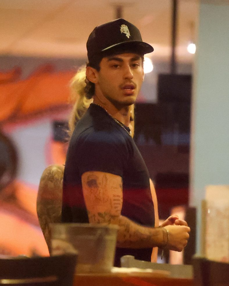 Bunnie XO and Dylan Wolf go out for dinner in Sherman Oaks
