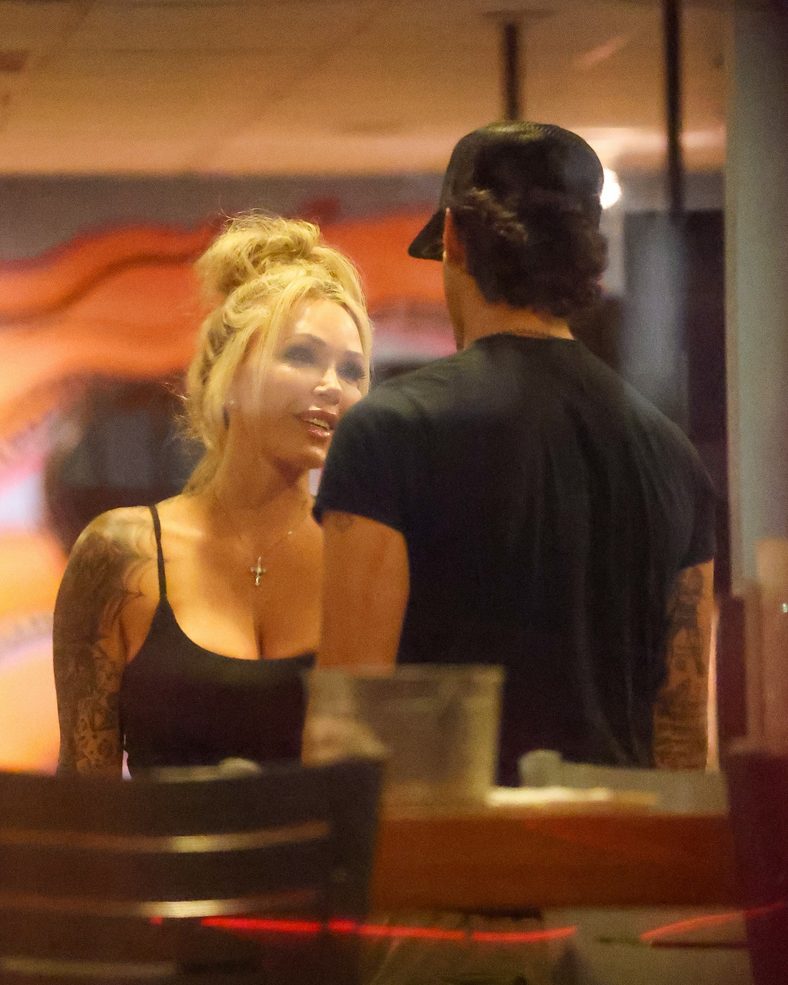 Bunnie XO and Dylan Wolf go out for dinner in Sherman Oaks