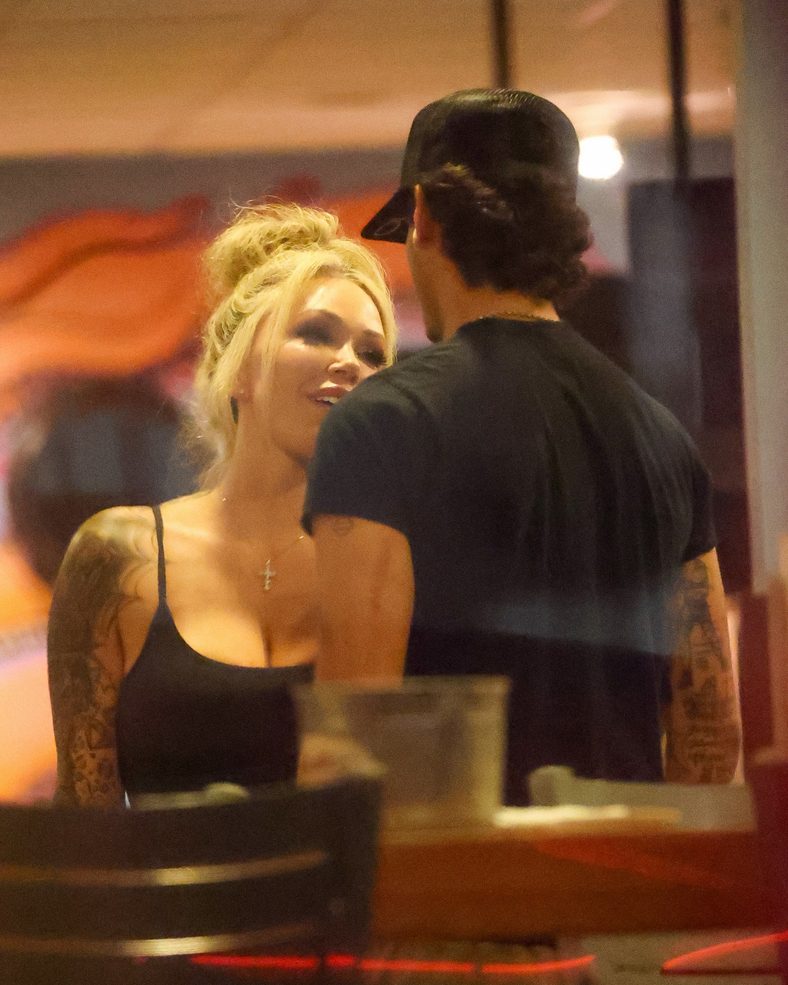 Bunnie XO and Dylan Wolf go out for dinner in Sherman Oaks
