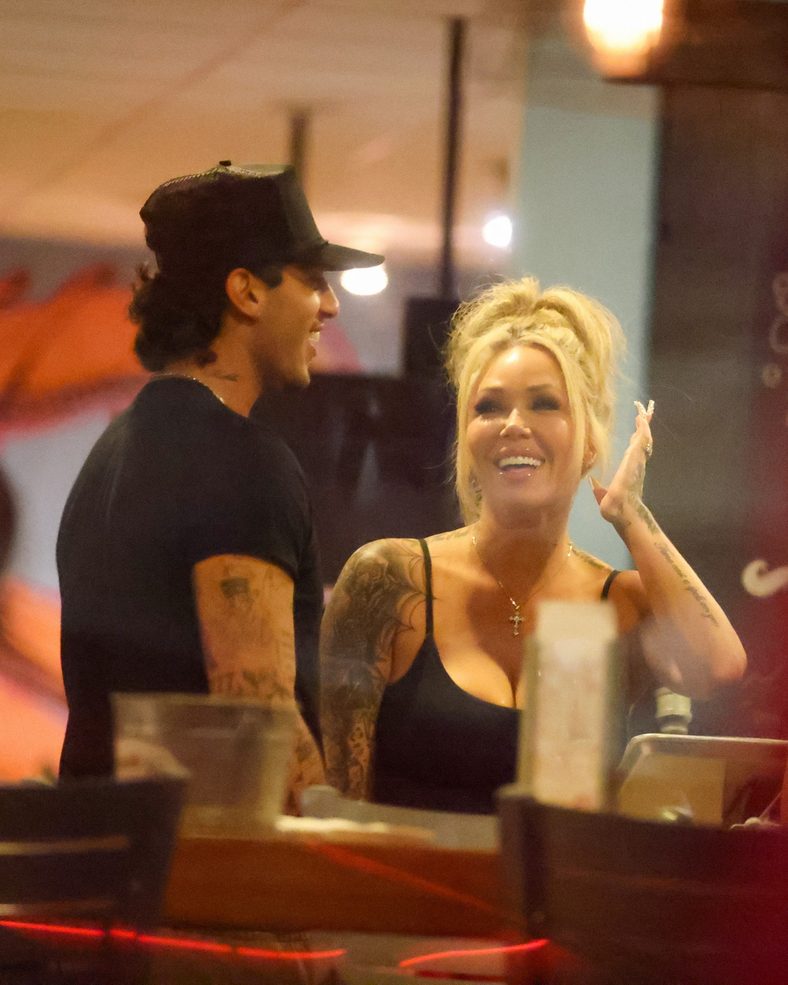 Bunnie XO and Dylan Wolf go out for dinner in Sherman Oaks